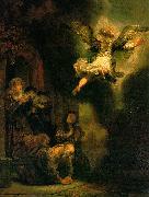 The Archangel Leaving the Family of Tobias Rembrandt